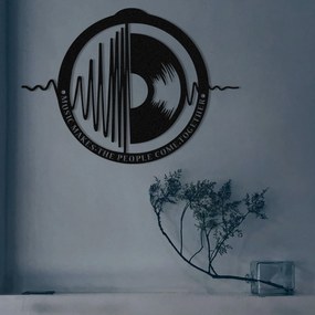 Acessório Decorativo de Parede My Music – Preto – 60 x 43 cm