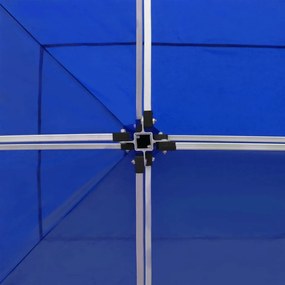 Tenda dobrável profissional para festas alumínio 6x3m azul
