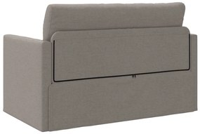 Sofá-Cama 2 em 1 Taupe 124x71x78 cm Tecido
