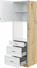 Armário modular para eletrodomésticos de encastrar Retro White 117