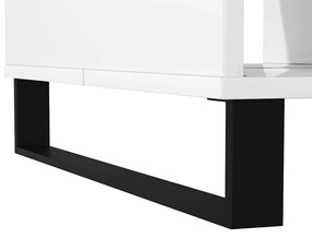 Mesa de Centro Portucale - Branco Brilhante - Design Moderno