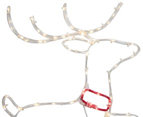 Candeeiro de pé de Natal Veado 50cm Incl. LED com temporizador IP44 - Pax