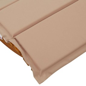 Espreguiçadeiras de Balanço com Almofadas 2 pcs Madeira Sólida de Acác