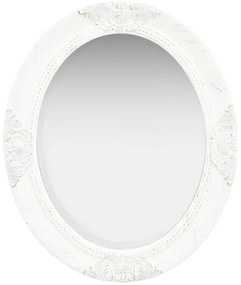 Espelho de parede estilo barroco 50x60 cm branco