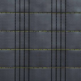 Telas de varanda 5 pcs 255x19 cm vime PE antracite