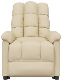 Poltrona de massagens tecido cor creme