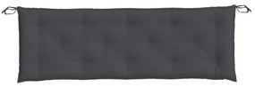 Almofadões banco jardim 2pcs 150x50x7cm mesclado tecido