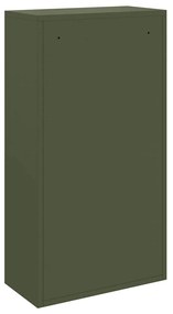 Caixa de Entrega Verde-Azeitona 44x22x82 cm Aço