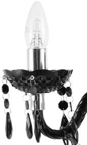 Lustre preto KALANG Beliani