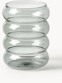 Copos em vidro borossilicato artesanais Bubbly, conjunto de 4