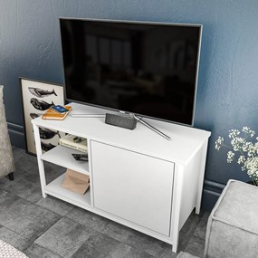 Móvel TV Muskegon – Branco – 89,6 x 35,3 x 50,8 cm