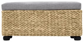 Conjunto de bancos 2 pcs erva marinha cinzento