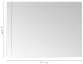 Espelho de parede 6050 cm vidro