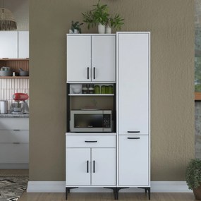 Armário Multiusos JE121 – Branco – 100x198,6x40 cm