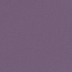Poltrona com apoio de pés tecido roxo