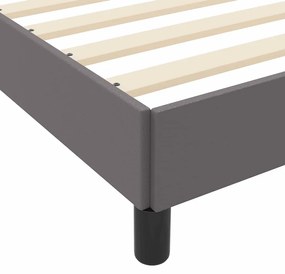Cama Outros Cinzeto 140 x 200 cm Couro sintético