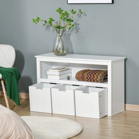 Aparador Kiut de 100cm - Branco - Design Moderno