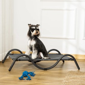 PawHut Cama Elevada para Cães Pequenos e Médios Cama para Animais de E