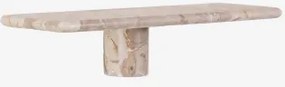Estante De Parede Em Mármore Uganda Mármore Bege Panther & ↔︎ 35 Cm - Sklum