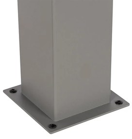 Candeeiro de pé moderno para exterior cinzento 30 cm IP44 - Dinamarca Moderno