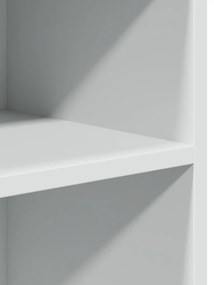 Mesa de apoio c/ rodas 55x60x78 cm derivados de madeira branco