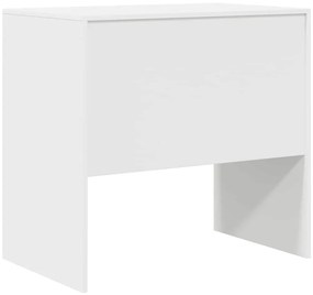 Mesa Branca 80x50x76 cm Madeira Revestida