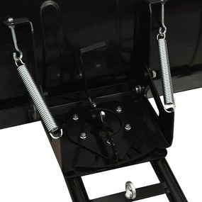 Limpa-neves para ATV 150x38 cm preto
