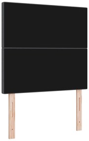 Cabeceira vidaXL Design Simples Cinza Escuro 90 cm Tecido de Corduroy