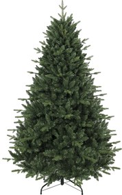 HOMCOM Árvore de Natal artificial com aspeto real, pinheiro com 1237 pontas moldadas e suporte metálico 180 cm verde | Aosom Portugal