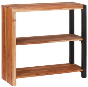 vidaXL Estante Castanho 80 x 30 x 75 cm Madeira Sólida de Acácia