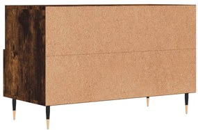 Móvel de TV 80x36x50 cm derivados de madeira carvalho fumado