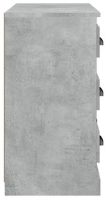Aparador 70x35,5x67,5 cm derivados de madeira cinzento cimento