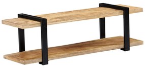 vidaXL Móvel de TV 130x40x40 cm madeira de mangueira maciça