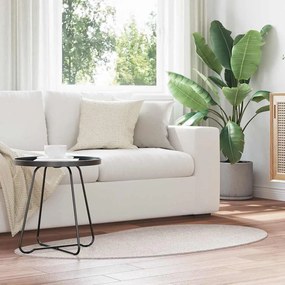 vidaXL Tapetes de área HUARTE Areia 80 x 150 cm Poliéster