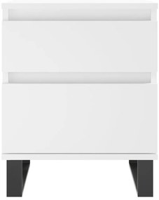 Mesa de cabeceira 40x35x50 cm derivados de madeira branco