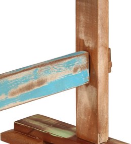 Mesa de jantar 110x55x78 cm madeira recuperada maciça