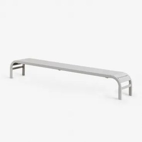 Mesa Auxiliar Para Espreguiçadeira Em Aço Marietta Branco - Sklum