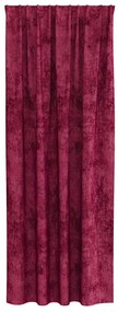Cortinas de Veludo 2 Peças com Ilhós Vermelho Vinho 245x140 cm