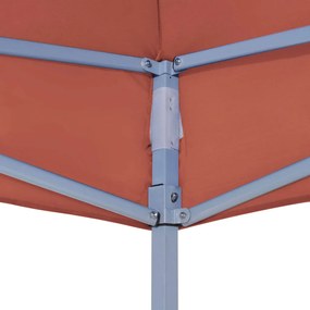 Teto para tenda de festas 2x2 m 270 g/m² terracota