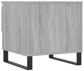 Mesas de centro 2 pcs 50x46x50cm deriv. madeira cinzento sonoma