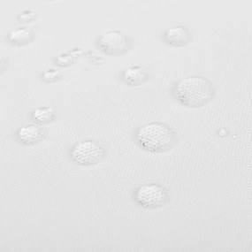 Toalhas de mesa 5 pcs 190 x 130 cm branco