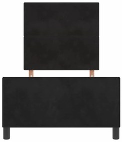 Cama vidaXL Preta 80x200 cm Veludo