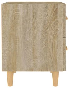 Mesas de cabeceira 2 pcs 40x35x47,5 cm cor carvalho sonoma