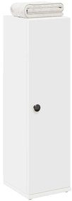 vidaXL Móvel p/ casa de banho c/ suporte de rolos 20,5x22x72 cm branco