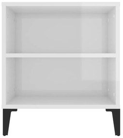 Móvel p/ TV 102x44,5x50 cm derivados madeira branco brilhante