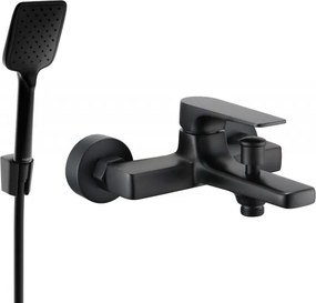 Mexen Lynx R62 bateria de banho com conjunto de duche, preta - 74593R62-70