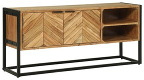 Aparador de TV 110x30x50 cm Madeira de Acácia Sólida