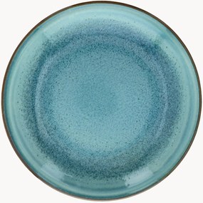 Pratos de pequeno-almoço em porcelana Petra, conjunto de 12