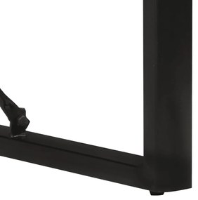 Mesa de jantar 120x55x76 cm madeira recuperada maciça