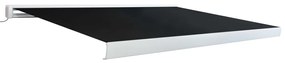 vidaXL Toldo motorizado com caixa 400 cm antracite